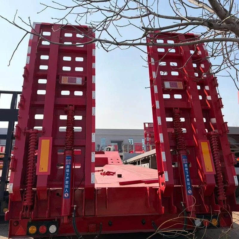 Retractable Low-bed Trailer price